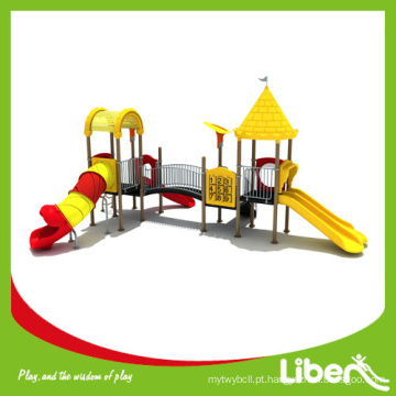 Estilo Clássico Jardim de Infância Padrão Playground ao ar livre com Slides, Kids Play Equipamento Outdoor